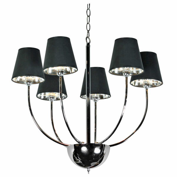 Πολυέλαιος Νίκελ με  6 Φώτα