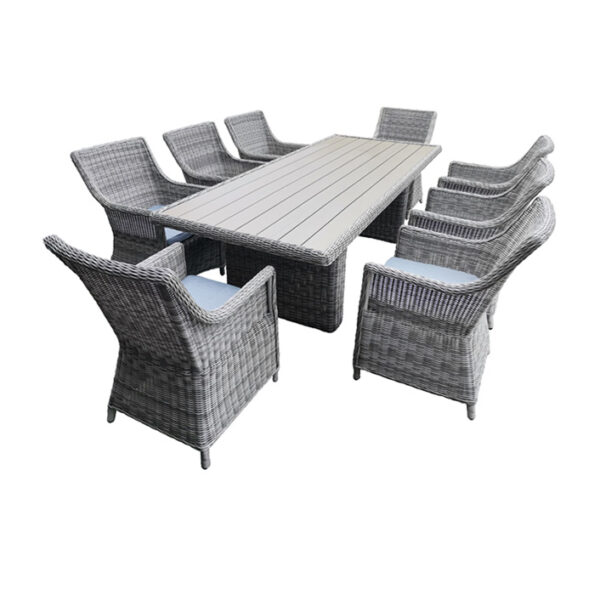 ΣΕΤ ΤΡΑΠΕΖΑΡΙΑ ΚΗΠΟΥ WICKER – RATTAN SANTA