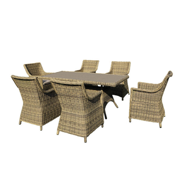 ΣΕΤ ΤΡΑΠΕΖΑΡΙΑ ΚΗΠΟΥ WICKER – RATTAN SANTA