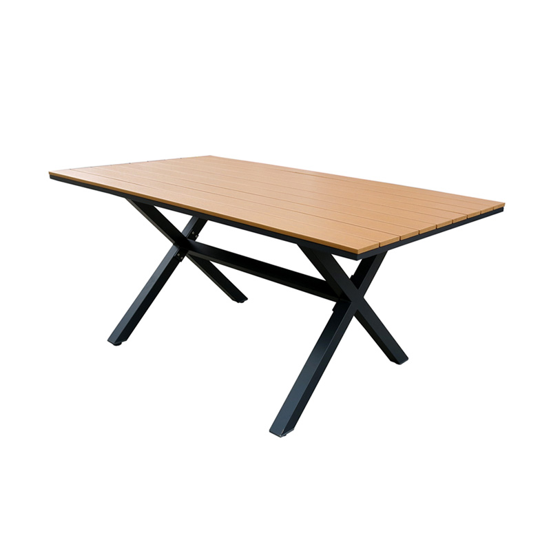 ΣΕΤ ΤΡΑΠΕΖΑΡΙΑ ΚΗΠΟΥ ΑΛΟΥΜΙΝΙΟΥ-POLYWOOD RENATA