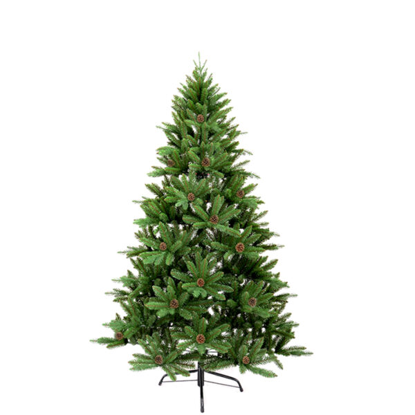 Χριστουγεννιάτικο Δέντρο SWISS PINE & κουκουνάρια 120cm