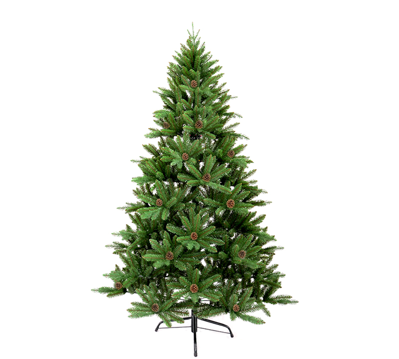 Χριστουγεννιάτικο Δέντρο SWISS PINE & κουκουνάρια 210cm