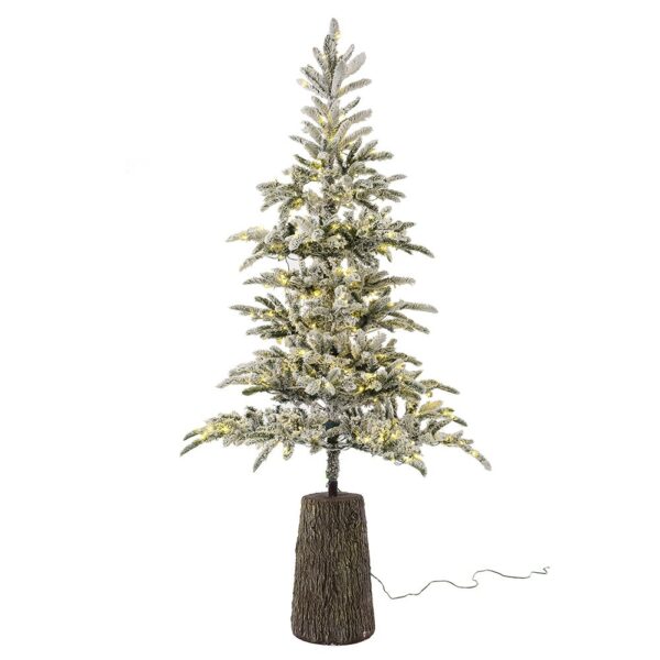 ΔΕΝΔΡΟ PRE-LIT "PRINCESS PINE" 240EK ME 300 ΛΕΥΚΑ LED ΣΕ FIBER GLASS RESIN ΒΑΣΗ