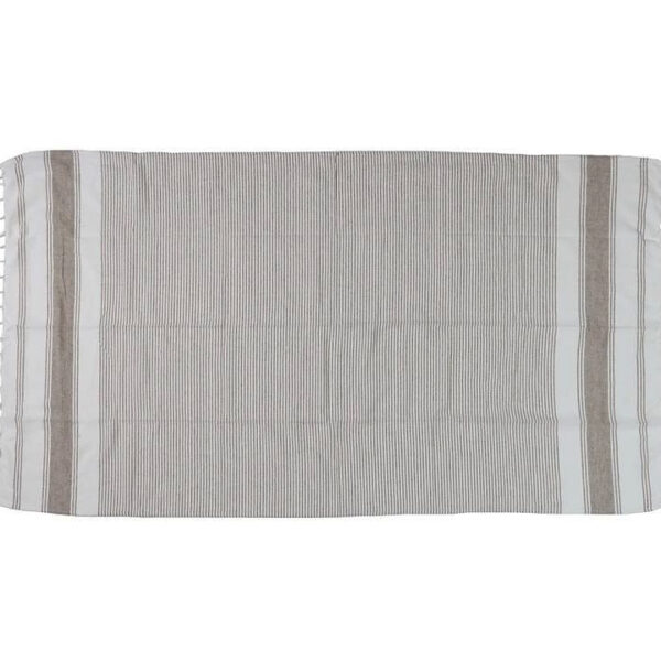 Πετσέτα Hammam καφε ρίγα