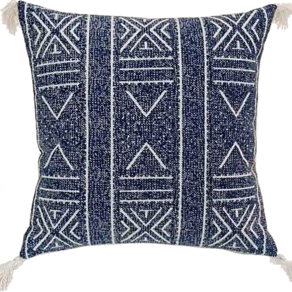 Μαξιλαρι cotton με φουντίτσες