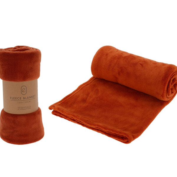 Κουβερτάκι κοραλί φλις