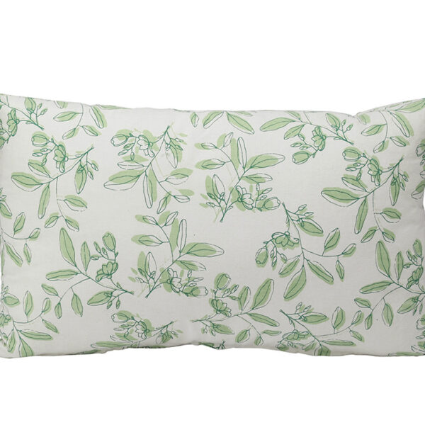 Μαξιλάρι cotton σχ.φλοραλ πράσινο 50x30cm
