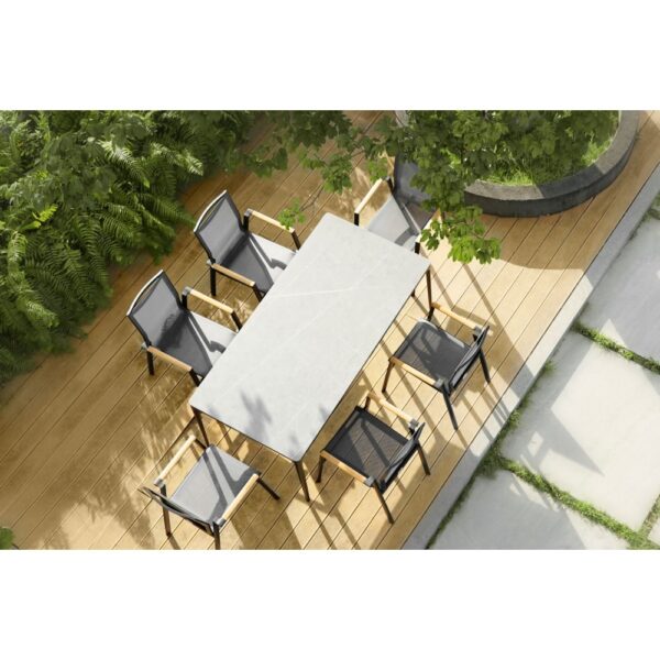 Aspen/D7-Ανθράκι Dining Set
