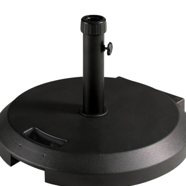 Μάυρη Βάση Ομπρέλας 40Kgr Με Πλαστικό Κάλυμα ABS Φ55