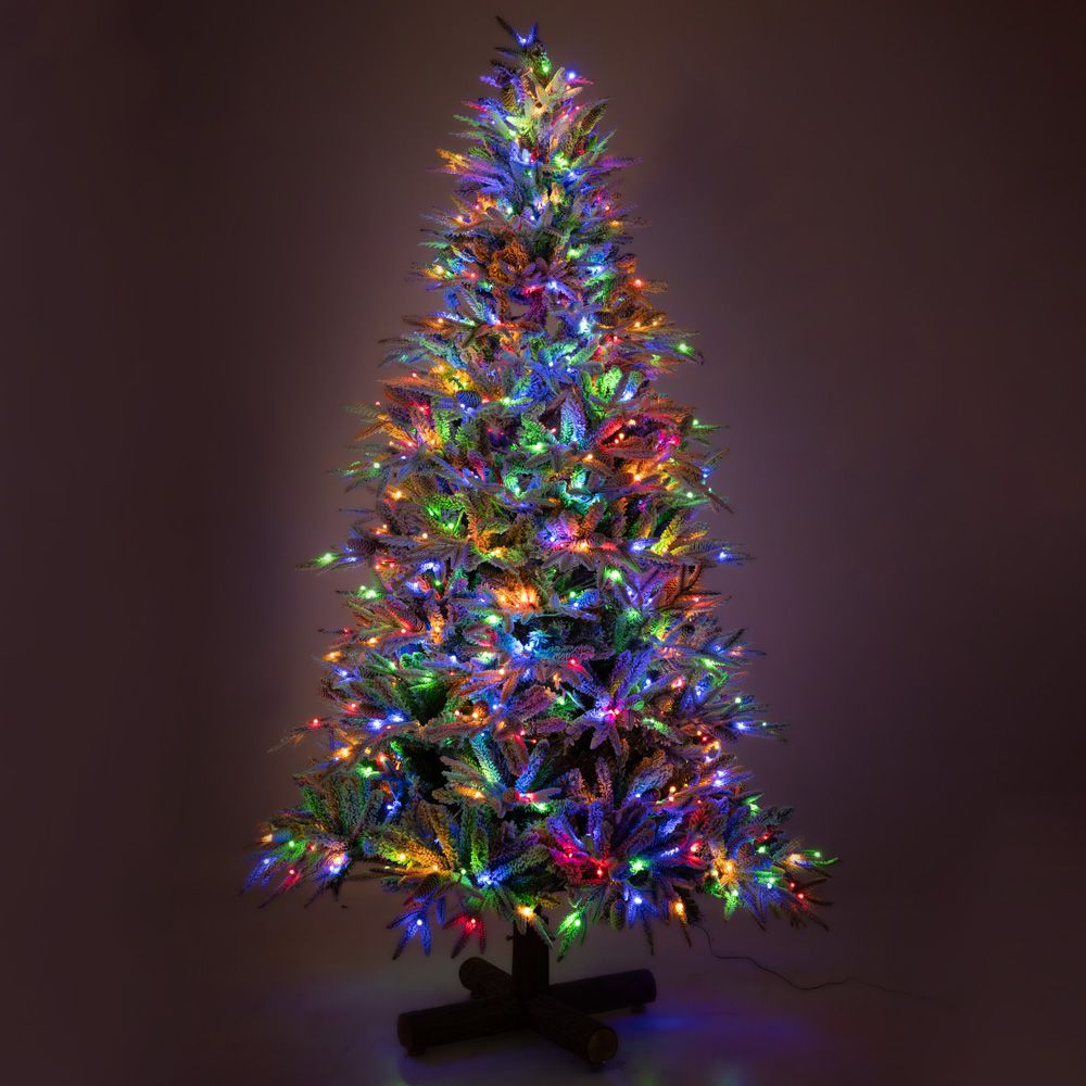 ΔΕΝΔΡΟ PRE LIT SNOWY JERSEY PINE 180ΕΚ ΜΕ 600 LED ΘΕΡΜΟ ΛΕΥΚΟ & ΠΟΛΥΧΡΩΜΑ - Image 2