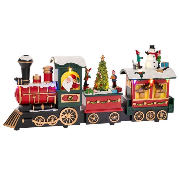 ΧΡΙΣΤΟΥΓΕΝΝΙΑΤΙΚΟ ΤΡΕΝΟ ΜΕ ΦΩΣ & ΚΙΝΗΣΗ 38Χ8Χ17ΕΚ ΡΕΥΜΑΤΟΣ