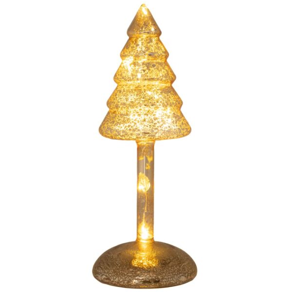 ΧΡΥΣΟ ΑΝΤΙΚΕ ΓΥΑΛΙΝΟ ΔΕΝΤΡΑΚΙ ΜΕ LED ΦΩΣ Φ9Χ23,5ΕΚ