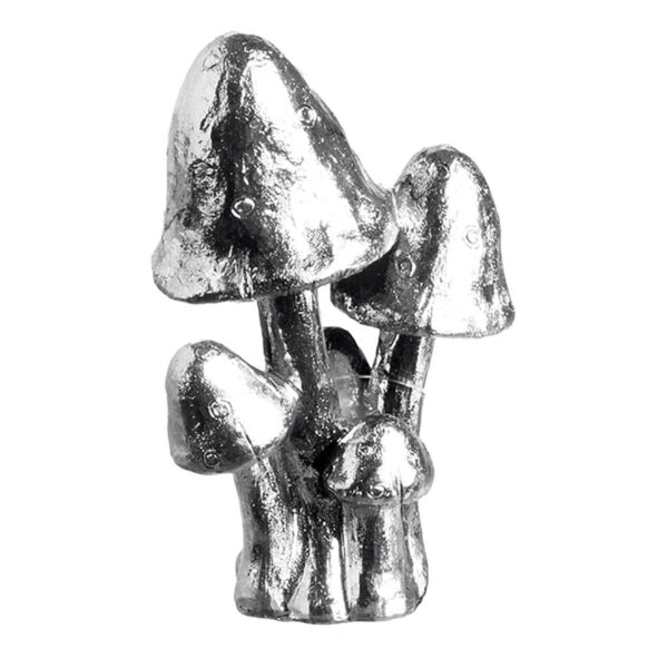 JΚ Home Décor - Μανιτάρι Ασημί 13cm