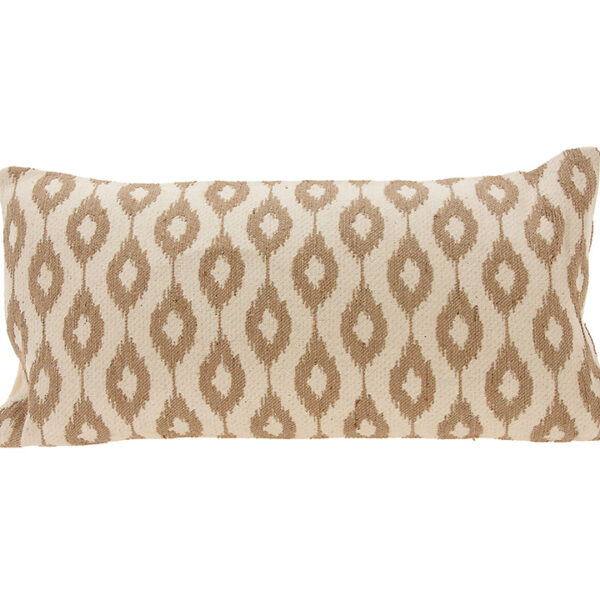Μαξιλαρι γιούτα/cotton 60x30cm με φερμουάρ