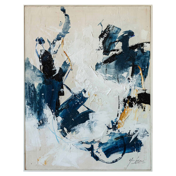 Αφηρημένο Hand paint με κορνίζα 4