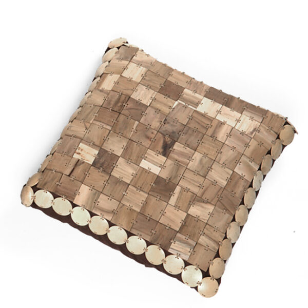 Μαξιλάρι με chips από Teak & Καρύδα 45x45cm