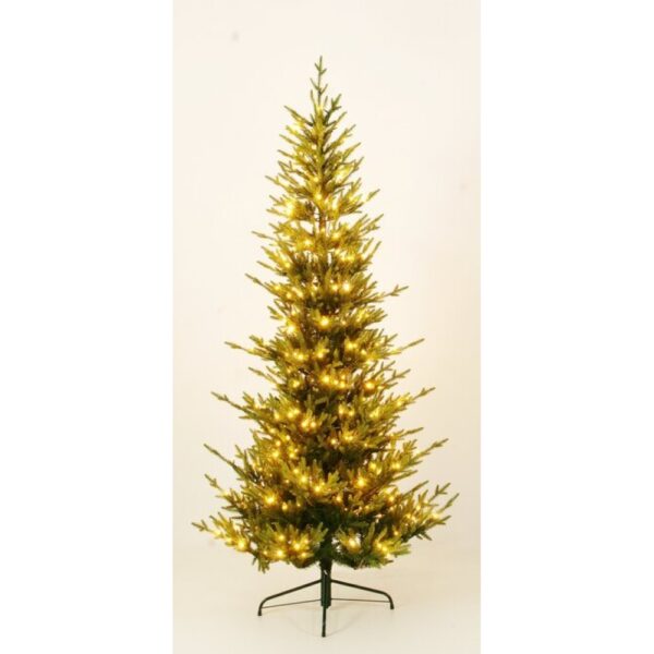 Δέντρο Norway Slim 180cm 250Led με plastic pvc φύλλωμα mix