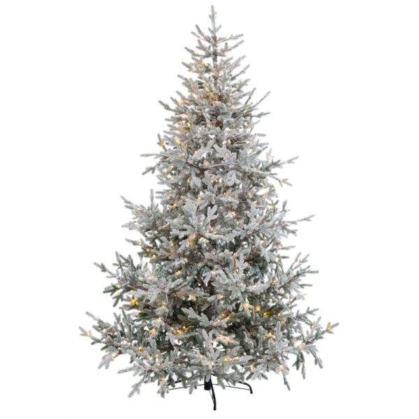 ΔΕΝΔΡΟ PRE-LIT SNOWY CRYSTAL 270ΕΚ ΜΕ 770 LED ΛΕΥΚΑ ΖΕΣΤΑ ΛΑΜΠΑΚΙΑ 8 ΠΡΟΓΡΑΜΜΑΤΩΝ